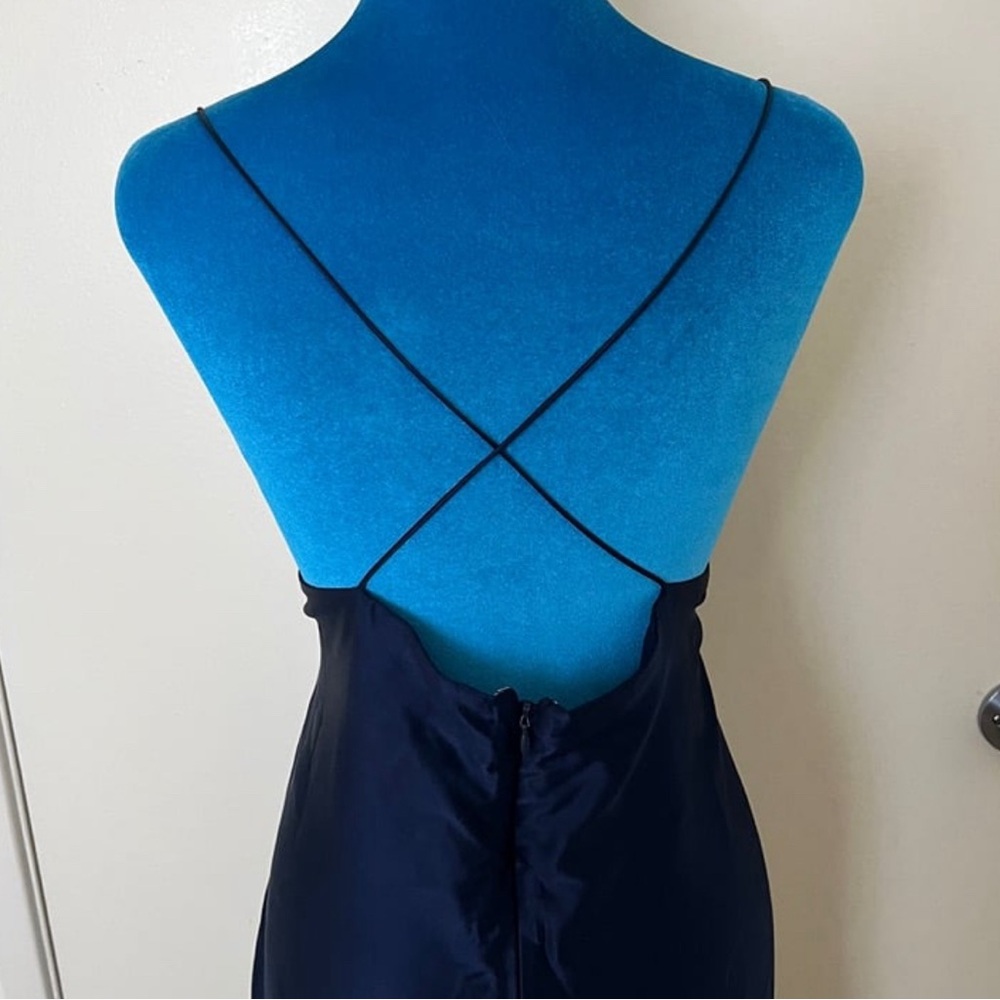Ralph Lauren Navy Midi Dress - Picture 6 of 8